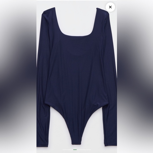 Aerie smoothiez bodysuit navy blue - Picture 1 of 3
